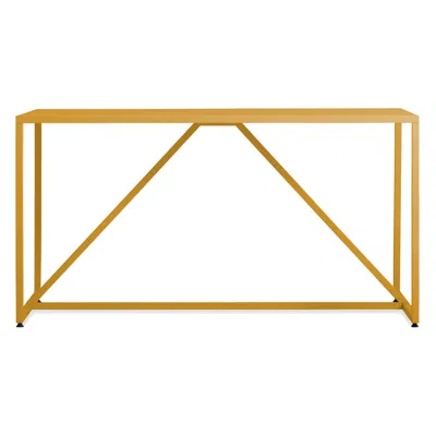 Blu Dot Strut Dining Table - 56" Length / Mustard In Yellow