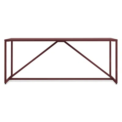 Blu Dot Strut Large Table In Oxblood