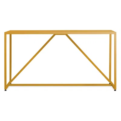 Blu Dot Strut Medium Table In Mustard