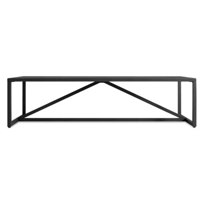 Blu Dot Strut Outdoor Coffee Table In Carbon
