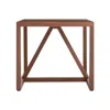 Blu Dot Strut Side Table In Walnut