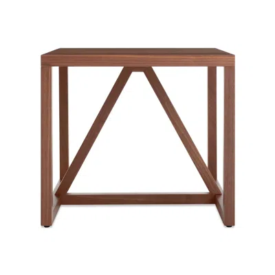 Blu Dot Strut Side Table In Walnut