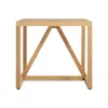Blu Dot Strut Side Table In White Oak