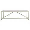 Blu Dot Strut Square Coffee Table - Ivory In White