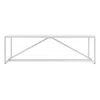 Blu Dot Strut Square Coffee Table - White In White