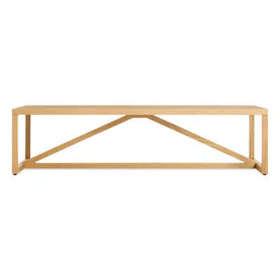 Blu Dot Strut Wood Coffee Table - White Oak In Brown