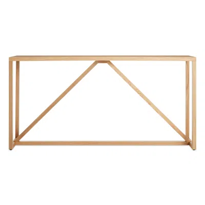 Blu Dot Strut Wood Console Table - White Oak
