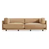 Blu Dot Sunday 102" Sofa In Camel Velvet