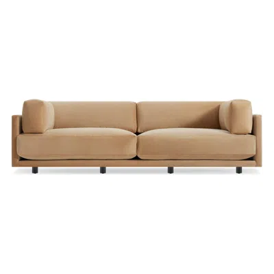 Blu Dot Sunday 102" Sofa In Camel Velvet