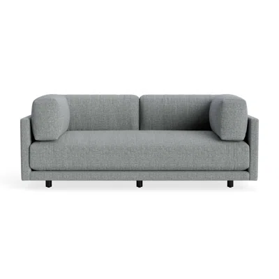 Blu Dot Sunday 82" Sofa - Kvadrat Guest Grey Blue
