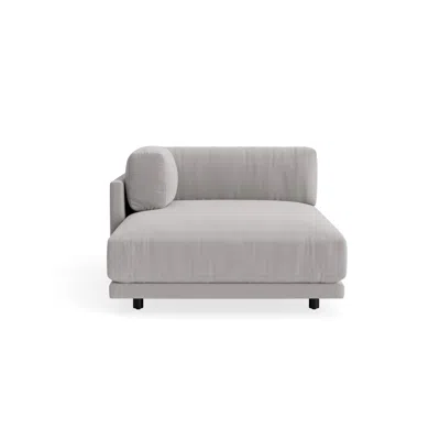 Blu Dot Sunday Chaise - Agnew Grey / Left