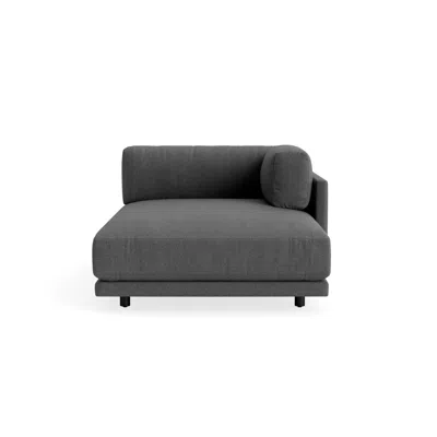 Blu Dot Sunday Chaise - Gabro Grey / Right