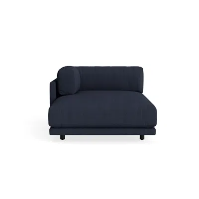 Blu Dot Sunday Chaise - Kvadrat Autumn Navy / Left