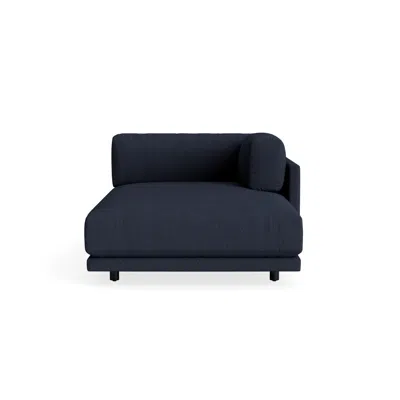 Blu Dot Sunday Chaise - Kvadrat Autumn Navy / Right