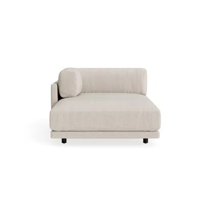 Blu Dot Sunday Chaise - Landa Stone / Left