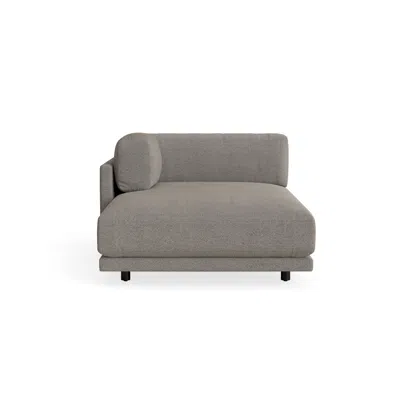 Blu Dot Sunday Chaise - Sanford Black / Left