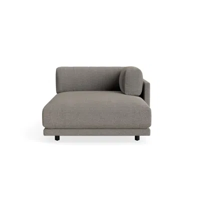 Blu Dot Sunday Chaise - Sanford Black / Right