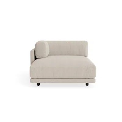 Blu Dot Sunday Chaise - Sanford Linen / Left