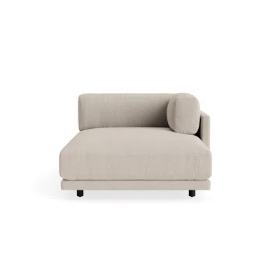 Blu Dot Sunday Chaise - Sanford Linen / Right