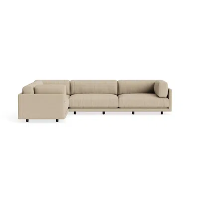Blu Dot Sunday L Sectional Sofa - Kelso Camel / Right