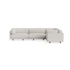 Blu Dot Sunday L Sectional Sofa - Sylvan Bone / Left
