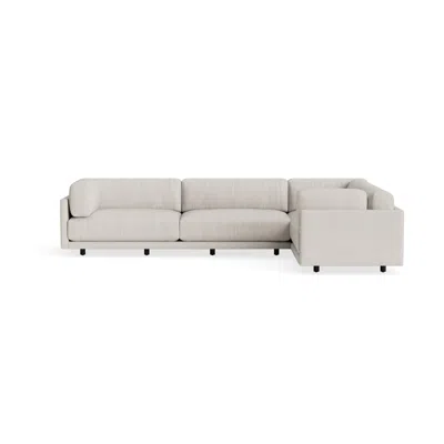 Blu Dot Sunday L Sectional Sofa - Sylvan Bone / Left