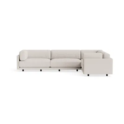 Blu Dot Sunday L Sectional Sofa - Vos Bone / Left