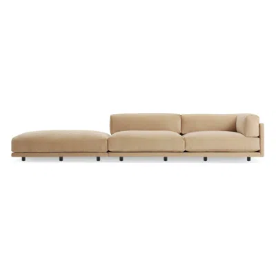 Blu Dot Sunday Long And Low - Camel Velvet / Right