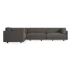 Blu Dot Sunday Right L Sectional In Kelso Charcoal