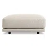 Blu Dot Sunday Small Ottoman In Sanford Linen