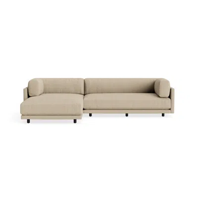 Blu Dot Sunday Small Sofa With Chaise - Kelso Camel / Left