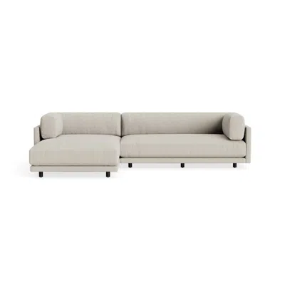 Blu Dot Sunday Small Sofa With Chaise - Kelso Sand / Left