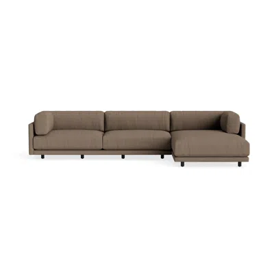 Blu Dot Sunday Sofa With Chaise - Kvadrat Autumn Cardamom / Right