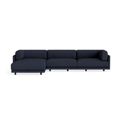 Blu Dot Sunday Sofa With Chaise - Kvadrat Autumn Navy / Left