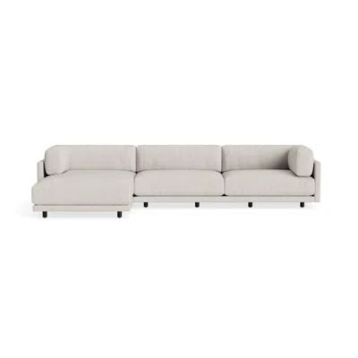 Blu Dot Sunday Sofa With Chaise - Sylvan Bone / Left
