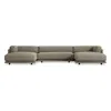 Blu Dot Sunday U-shaped Sectional Sofa In Sanford Black