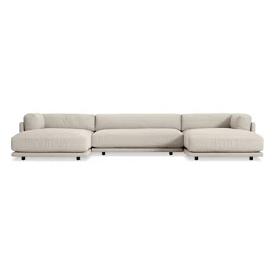 Blu Dot Sunday U-shaped Sectional Sofa In Sanford Linen