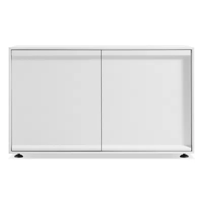 Blu Dot Superchoice 2 Door Credenza In White