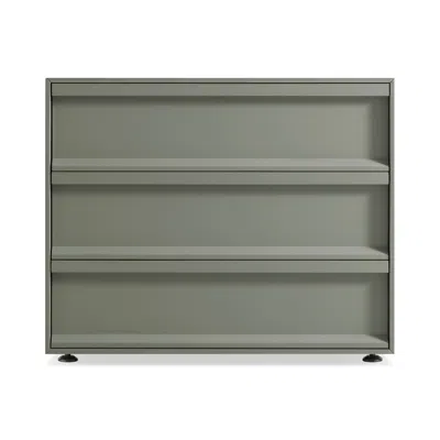 Blu Dot Superchoice 3 Drawer Dresser In Grey Green
