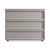 Blu Dot Superchoice 3 Drawer Dresser In Risk-averse Grey