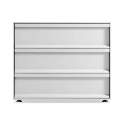 Blu Dot Superchoice 3 Drawer Dresser In White