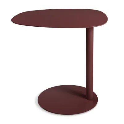 Blu Dot Swole Small Table - Oxblood In Burgundy