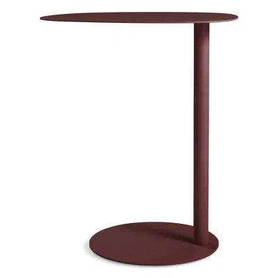 Blu Dot Swole Tall Table In Oxblood