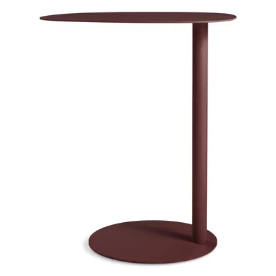 Blu Dot Swole Tall Table - Oxblood In Burgundy