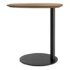 Blu Dot Swole Wood Small Table In Walnut/black