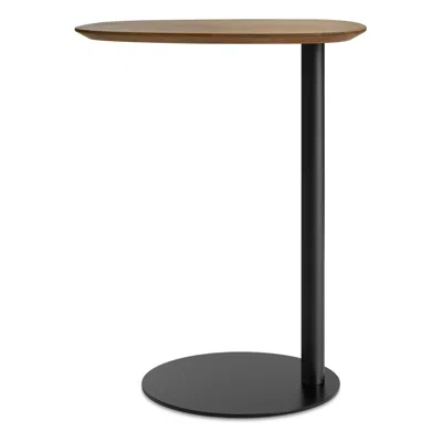 Blu Dot Swole Wood Tall Table - Walnut / Black