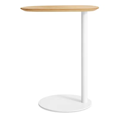 Blu Dot Swole Wood Tall Table - White Oak / White