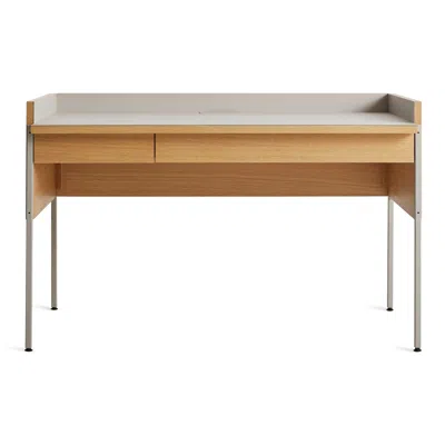 Blu Dot Tabloid Desk - White Oak / Putty