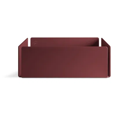 Blu Dot Tabs Tray - Oxblood In Burgundy