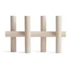 Blu Dot Tally Candelabra - Whitewashed Ash In Gray